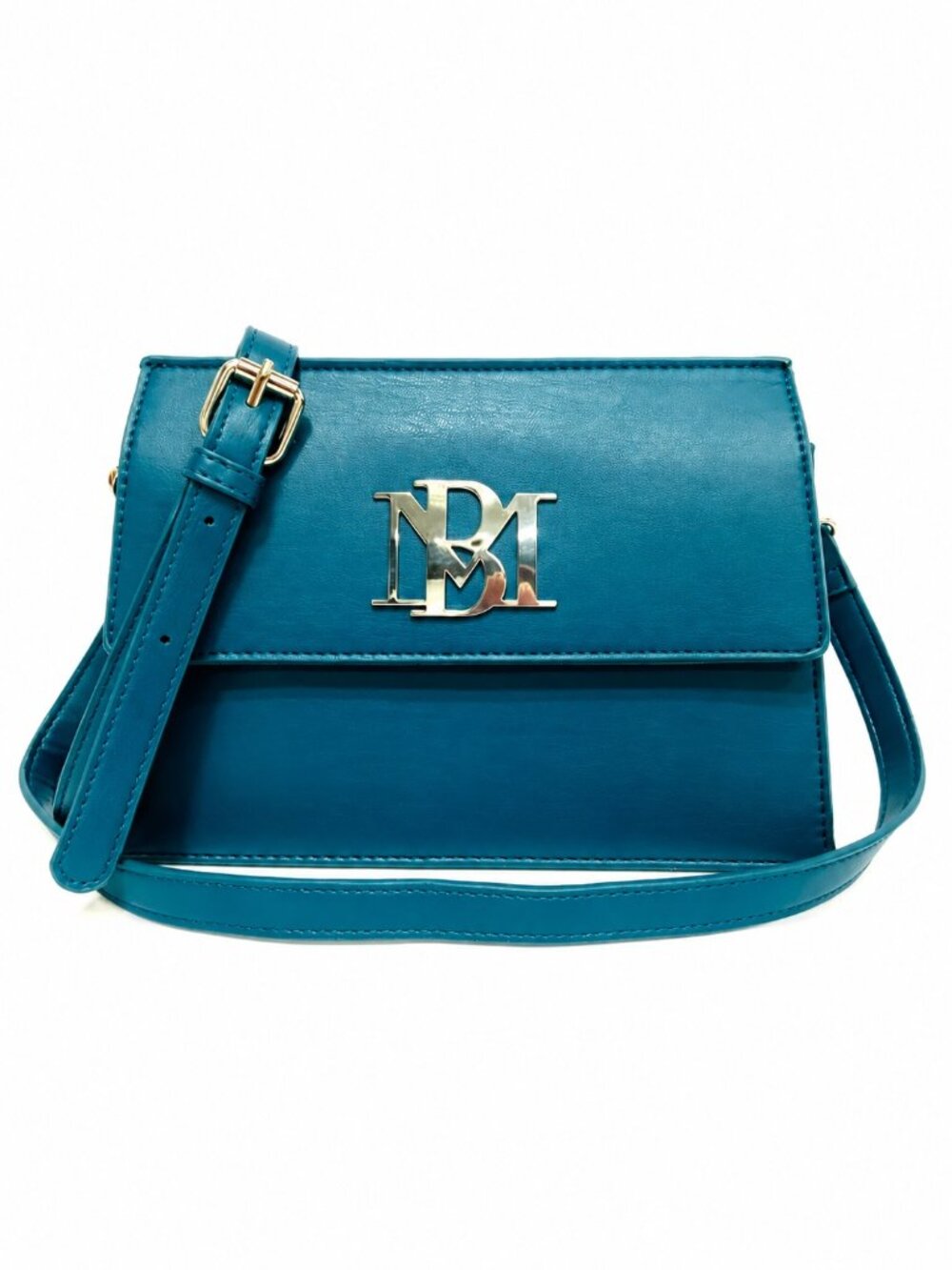 Badgley Mischka Teal Flap Crossbody Bag BM-4042